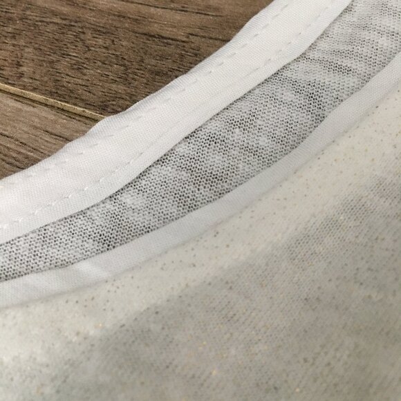 NWOT ESQUALO Linen & Glitter Camisole - Picture 10 of 16